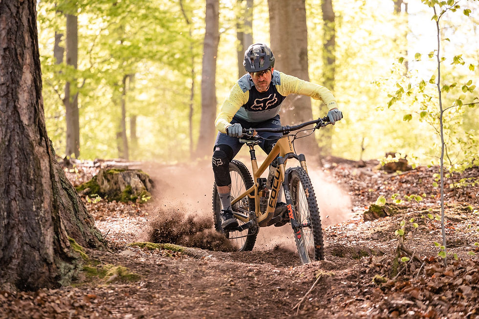 Washing muddy bike and trail gear