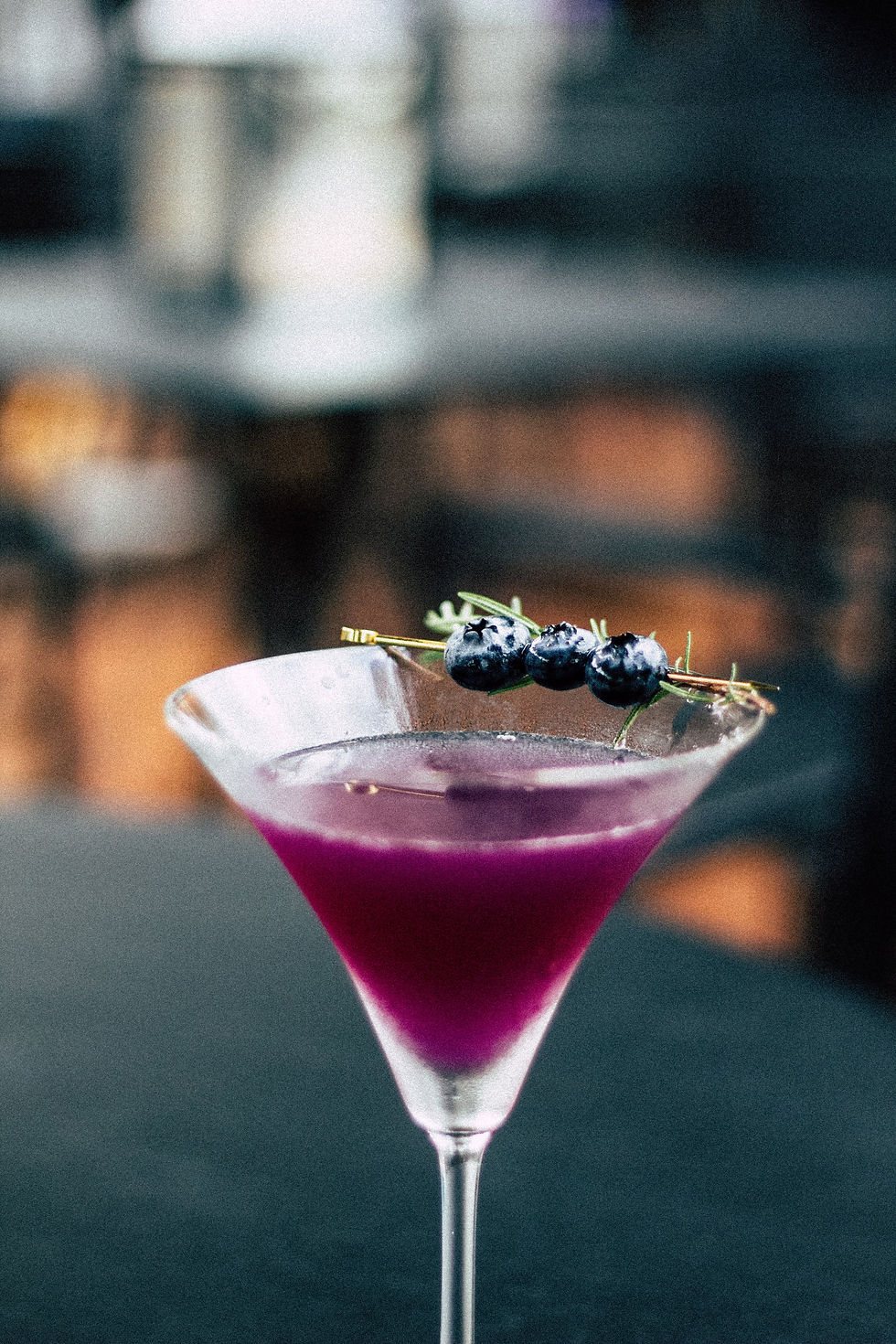 a martini glass