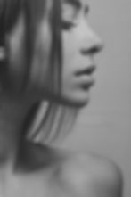 Model with a sharp nose
