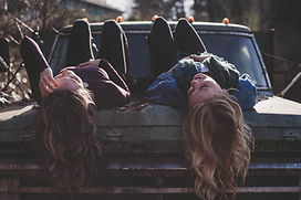 Happy teens