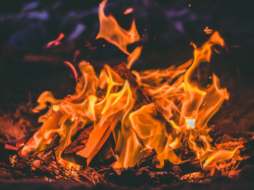 A photo of burning fire