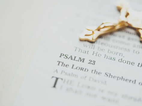 Coffee Break! God is in the Shadows with You...Psalm 23:1-6
