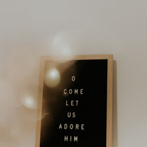 PREPARING OUR HEARTS FOR CHRISTMAS