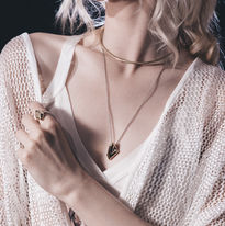 Permanent Jewelry on neck