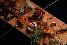 Ayurvedic herbs and spices as used by AyurLife UK for natural healing