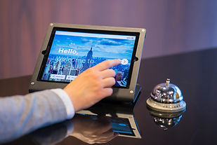 Touch Screen Control Tablets Hotel Reception Automation by Vecktar Innovations