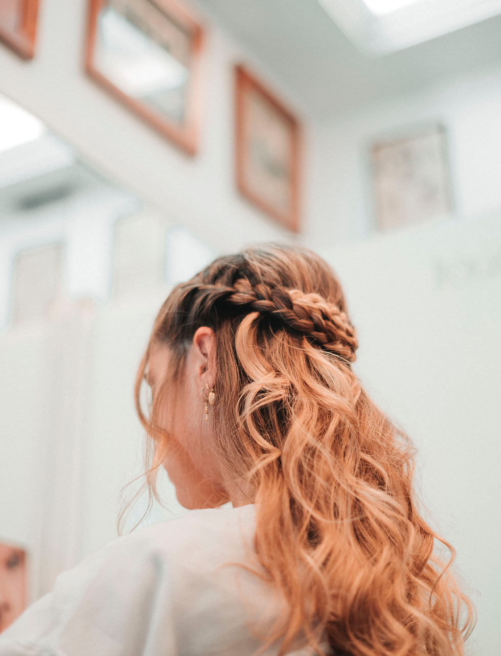bridal hair trial at salon East Hartford wisconsin