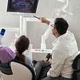 Dentist explaining