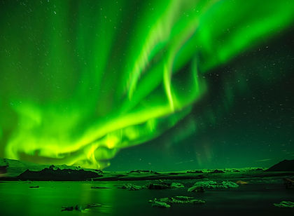 A five day adventure along the south coast of Iceland, chasing the Aurora Borealis while being active!
This tour starts in Iceland's capital Reykjavik from where we head out along the south coast to find the beautiful waterfalls of Seljalandsfoss and Skógafoss. The coastline is one of stark beauty, of black sands and basalt rocks, while the mountains of the interior form an imposing backdrop.
We drive across the barren Skeidararsandur floodplains to reach Svinafellsjokull glacier. Here we stop for an exhilarating glacier walk. We reach Jökulsárlón glacier lagoon when the sun is low in the sky, to all the better take advantage of the gorgeous photographic opportunities. The blue and white ice against the black sand while the sun is setting is a sight not easily forgotten.
We retrace our steps and visit the famous Golden Circle, where the original geyser at Strokkur, the mighty Gulfoss Waterfall and a walk through Thingvellir National Park await.
After a final night in Reykjavik drive along the spectacular Reykjanes Peninsula to the airport. If time allows, be sure to visit the Blue Lagoon for a wonderful relaxing swim.