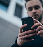 Man on phone