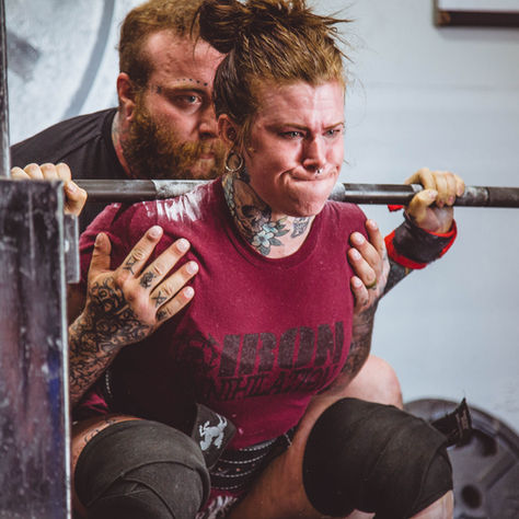 Trainin Hard with Heavy Squats