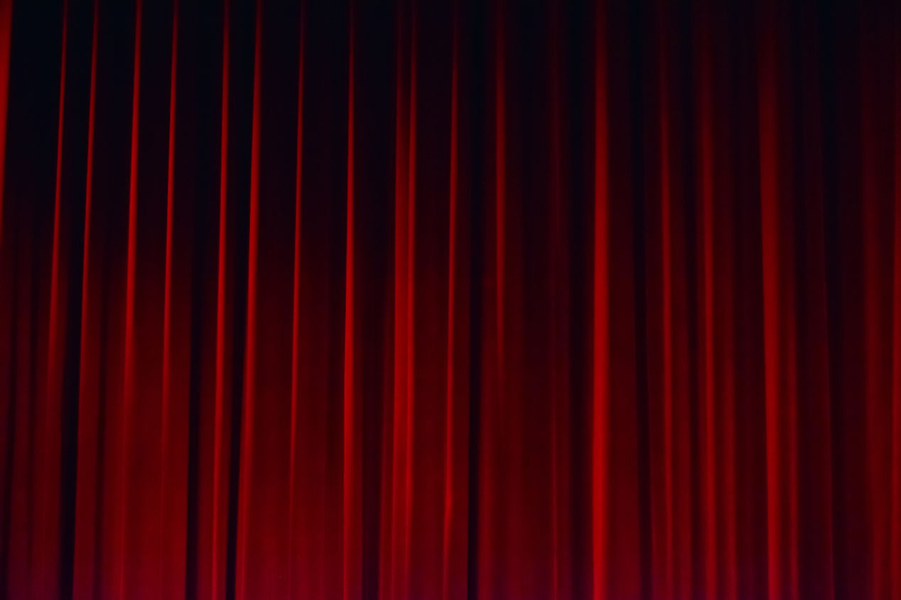 Red curtain