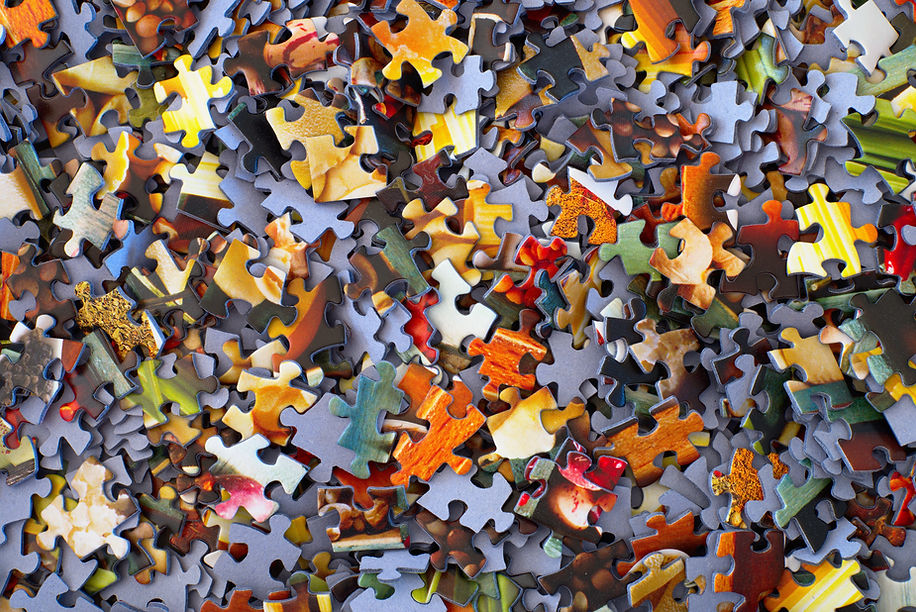 Image of multicoloured puzzle representing complexity and diversity within business at RDI Solutions
