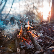 fire burning