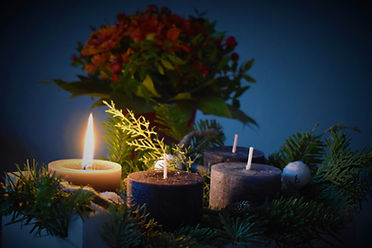 Advent Wreath lighting prayers