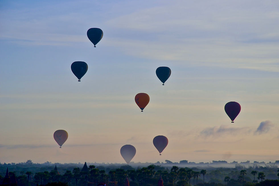 Hot Balloon ride in Bagan