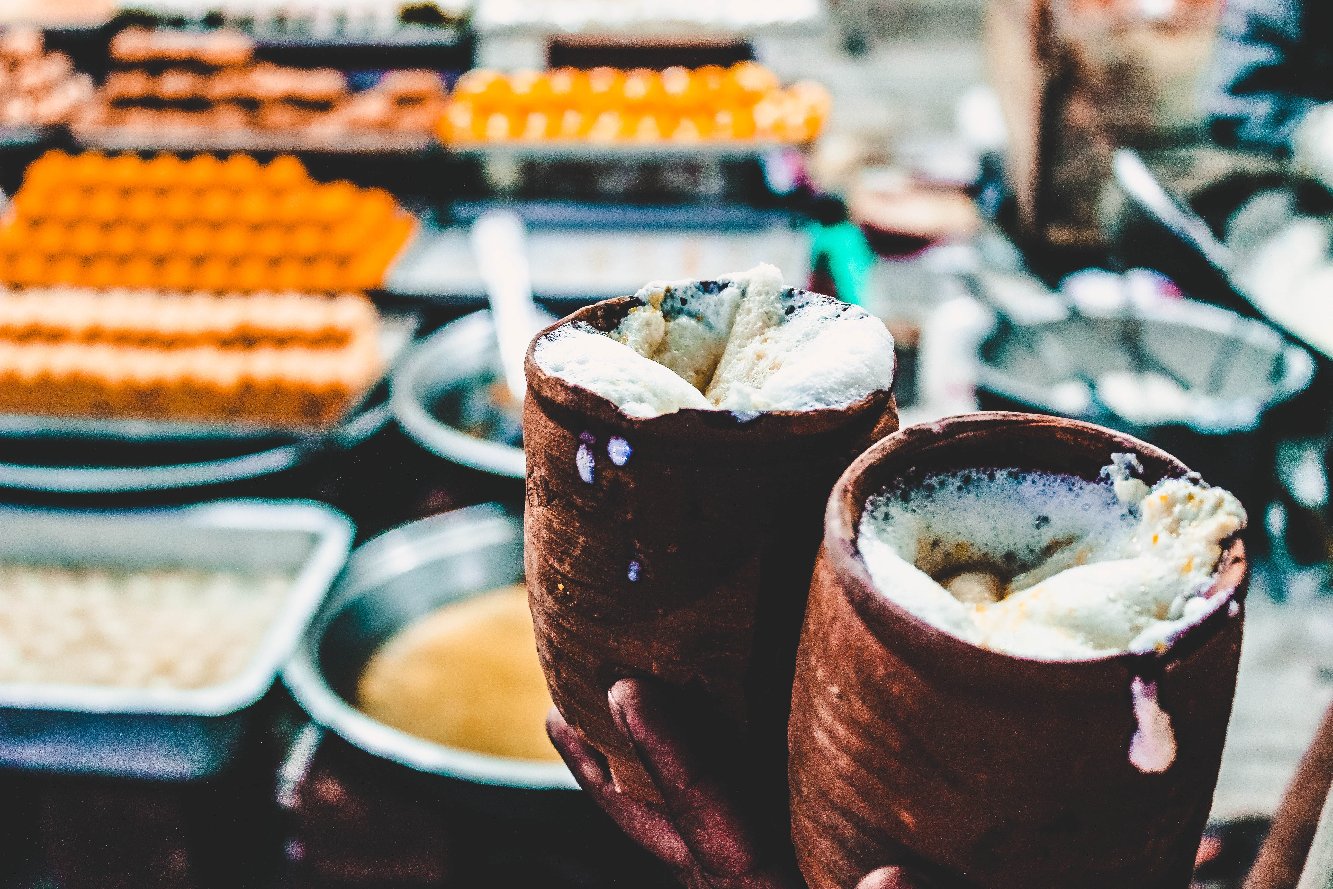 Arranged Food and Objects