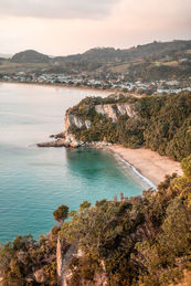 Plaża na półwyspie Coromandel