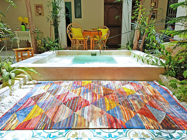 eclectic outdoor rug
