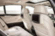 Transportation, automotive, aeronautic, railway, applications of the Fibroline dry powder impregnation technologies and process for nonwovens textiles foams. Automotive interior parts, headliners, door panels, automotive filters, latex free automotive carpets.