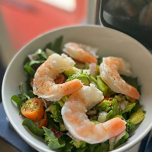 BREADED PRAWN SALAD