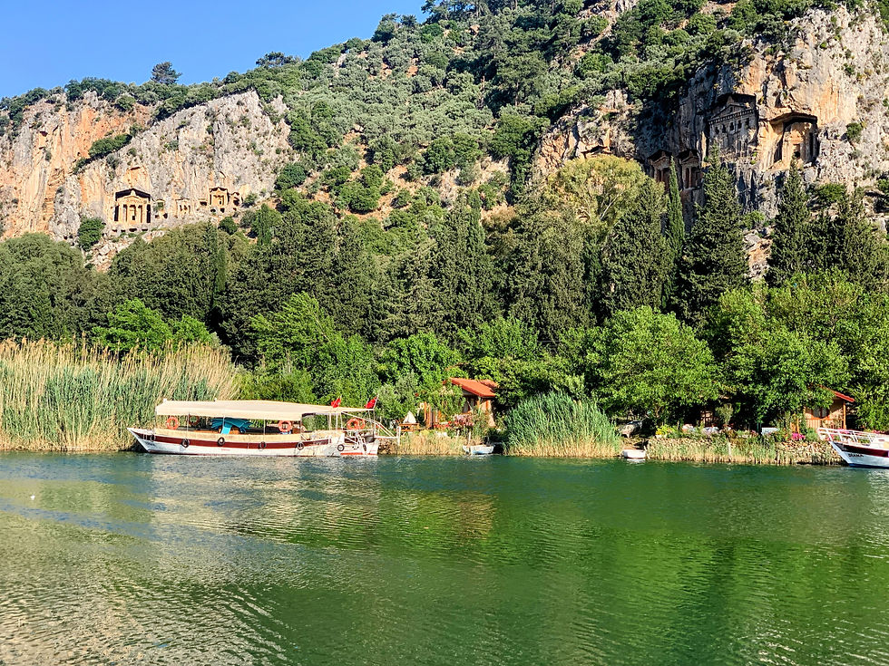 Boat in Dalyan Mugla