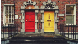 What door are you walking through?