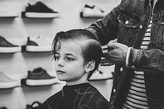 Child's haircut, covid safety information for Ponteland Barber Shop