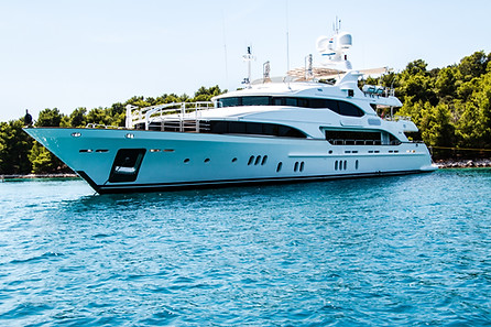yatch at sea