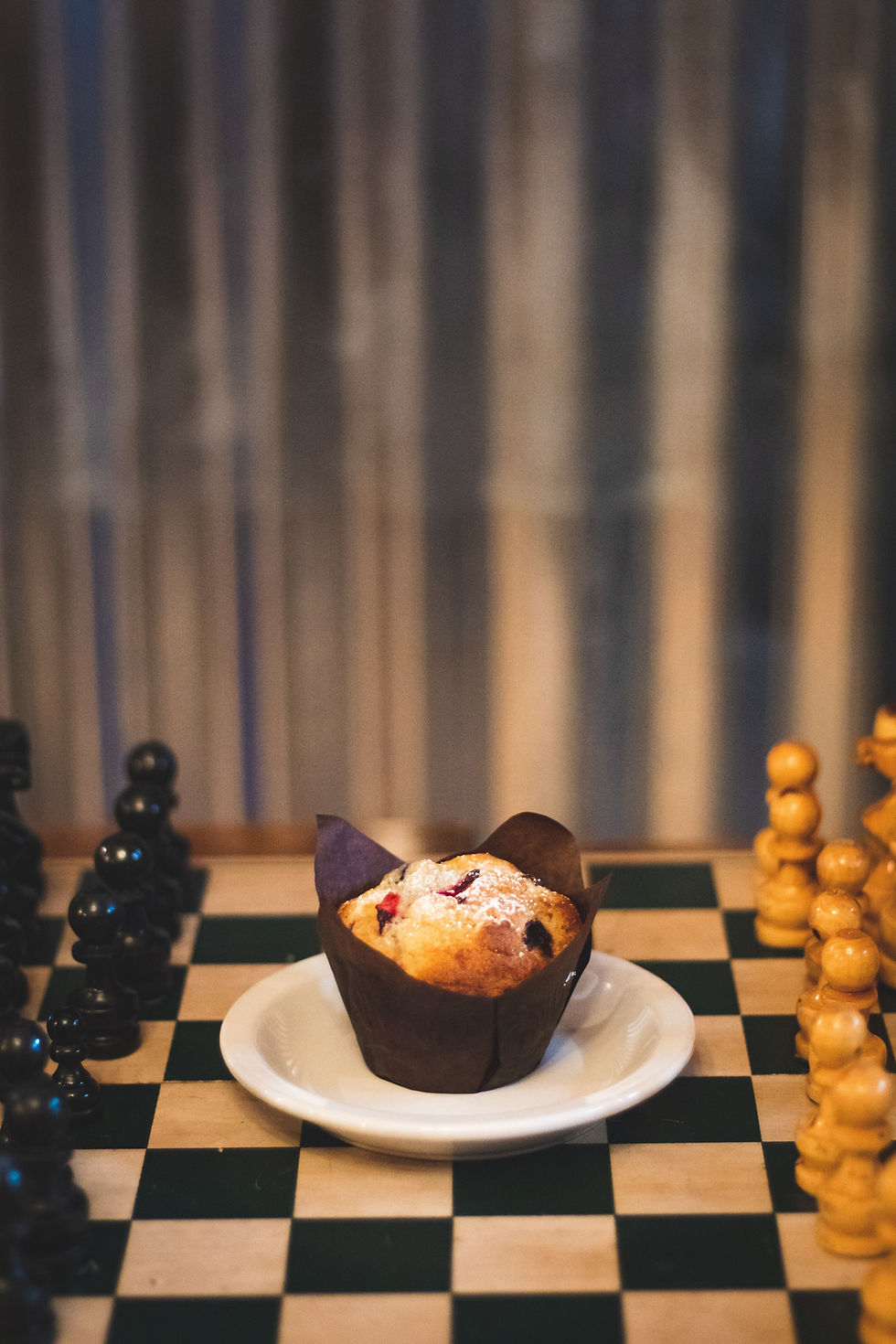 Gamification, Schach spielen, Muffin als Belohnung
