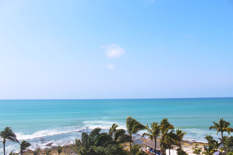 A picture of the views ob the beachof Punta Salinas, in Bani