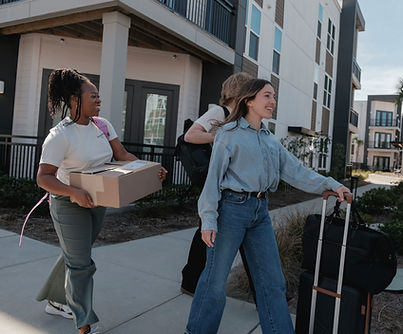 Image of people moving into a new condo