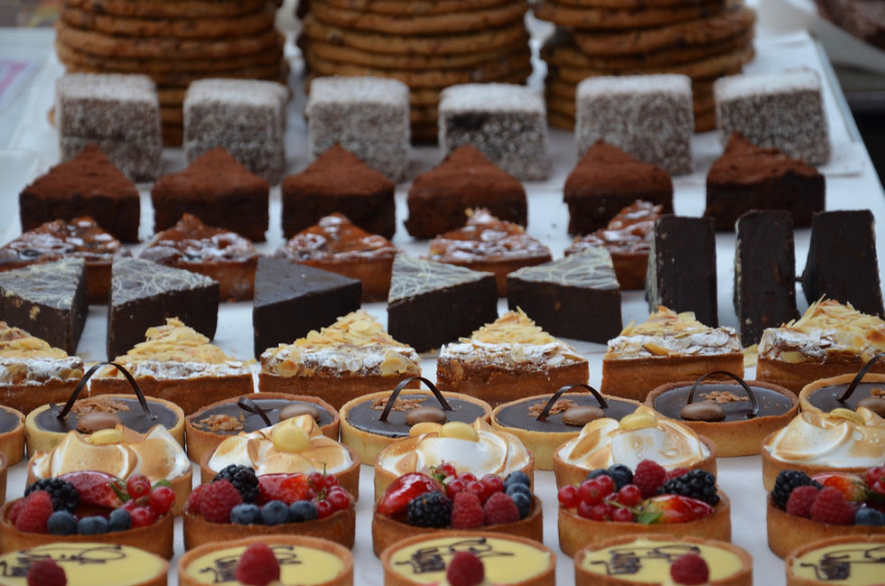 Kuchen-Buffets: Gluten überall
