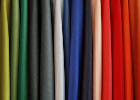 differently colored fabrics