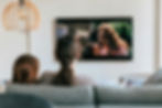 watching tv