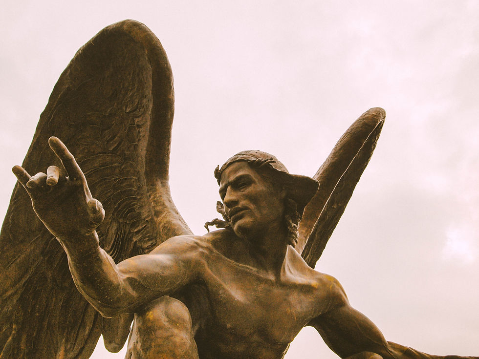 Statue of male angel