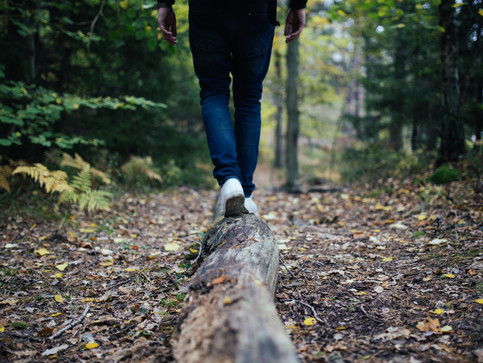 back pain relief klamath falls, healthy walking balanced on tree roots