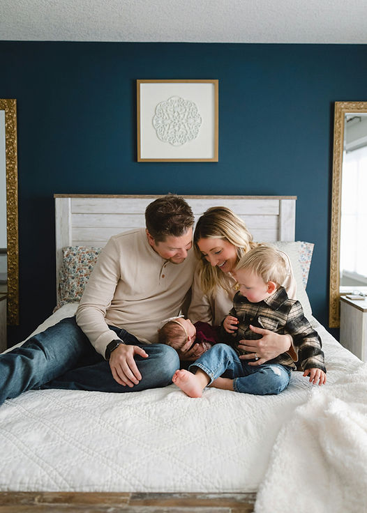 Happy growing family
