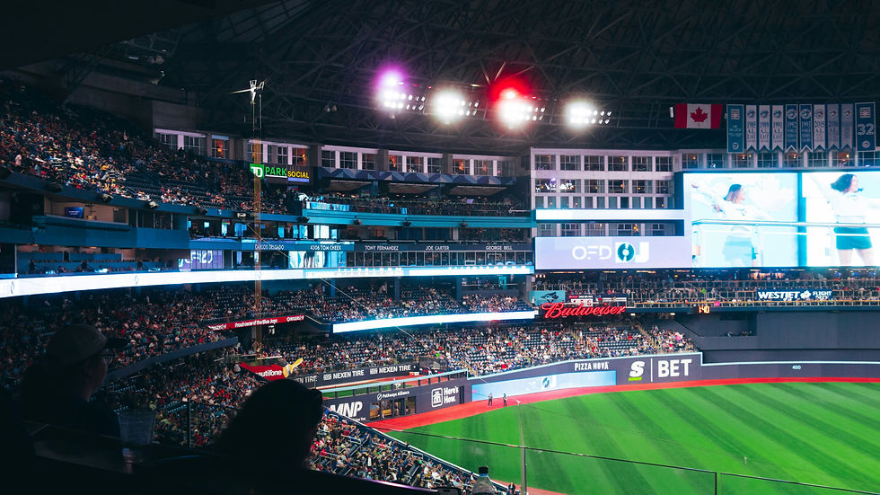Het Rogers Centre is de enige plek in Canada waar je MLB honkbal kunt zien.