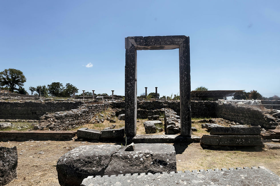 Ruins of the basilica in Philippi, Greece — site associated with Apostle Paul’s first European sermon and Lydia’s baptism.