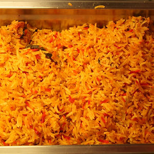 Jollof Rice + Chicken