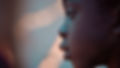 Profile of boy's face