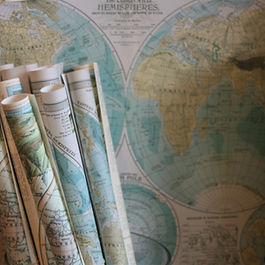 Rare antique maps and prints inventory collection offered as a non-operating business asset sale