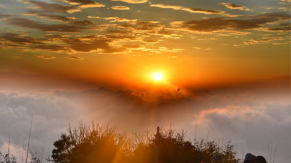 Sunset at the Himalayas