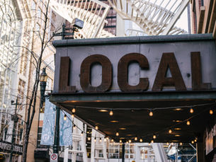 Street Signage saying 'Local'