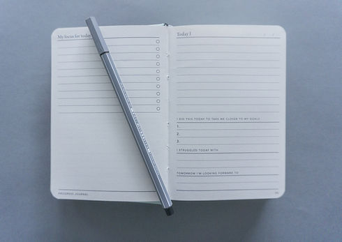 Example of goal setting and tracking