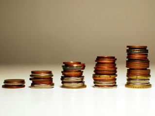 growing stacks of money