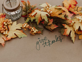 We're Thankful . . . . .