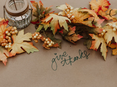 November Reflection by Richard Parrish -Will I Take Things for Granted or With Gratitude?