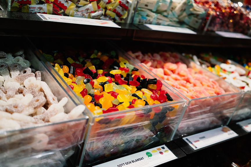 close-up image of gummies